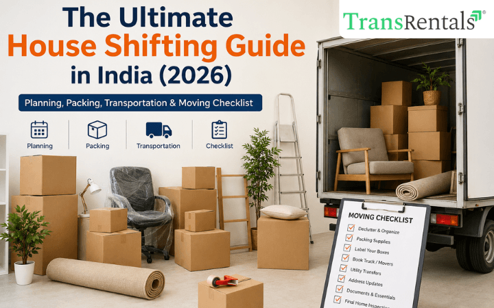 The Ultimate House Shifting Guide in India (2026): Planning, Packing, Transportation & Moving Checklist