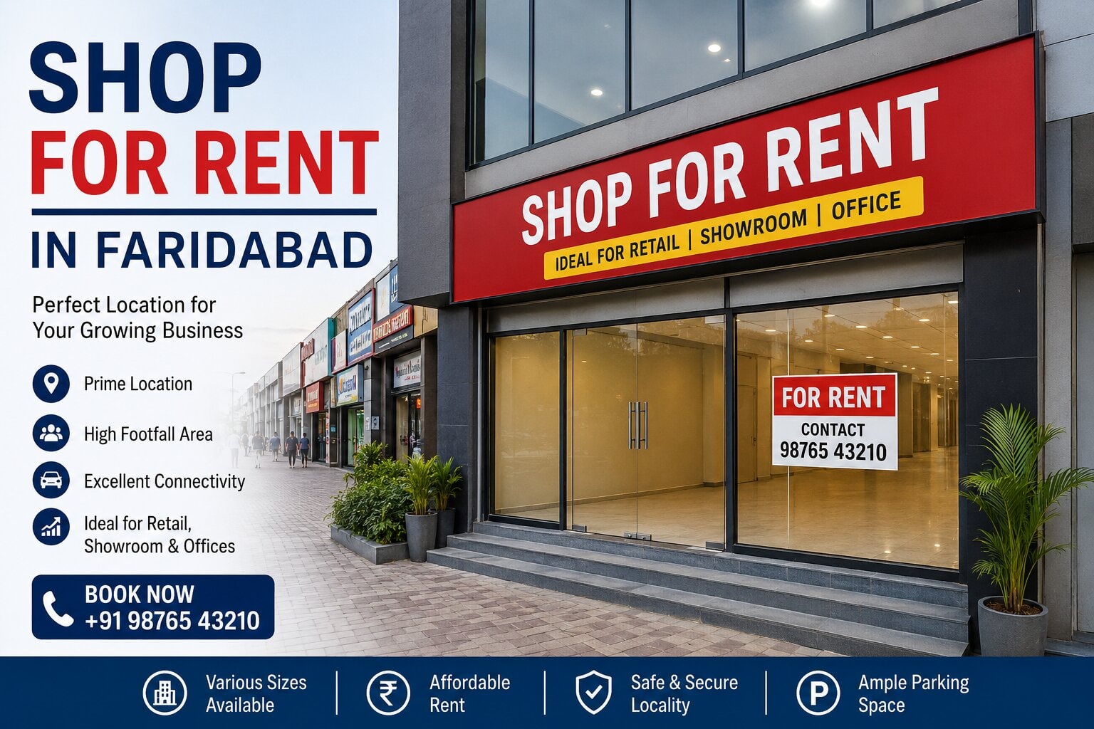Shop for Rent in Faridabad: Complete Guide to Finding the Perfect Commercial Space