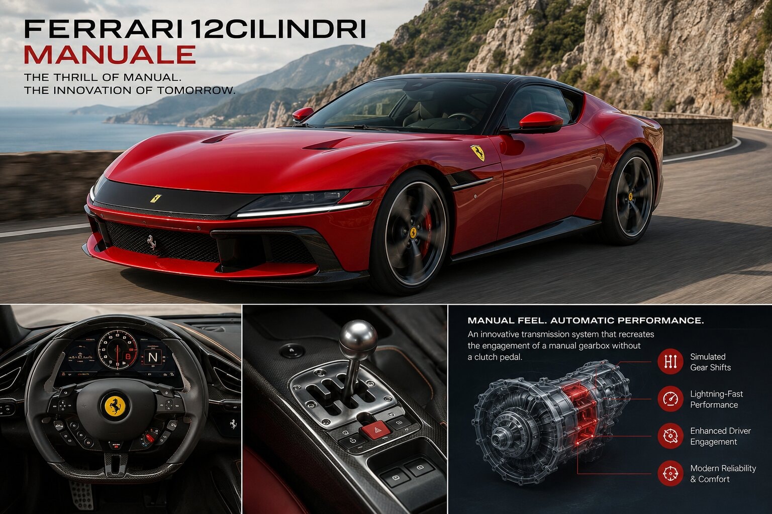 Ferrari 12Cilindri Manuale: A New Driving Experience