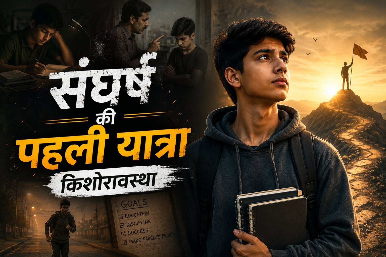 संघर्ष की पहली यात्रा — किशोरावस्था