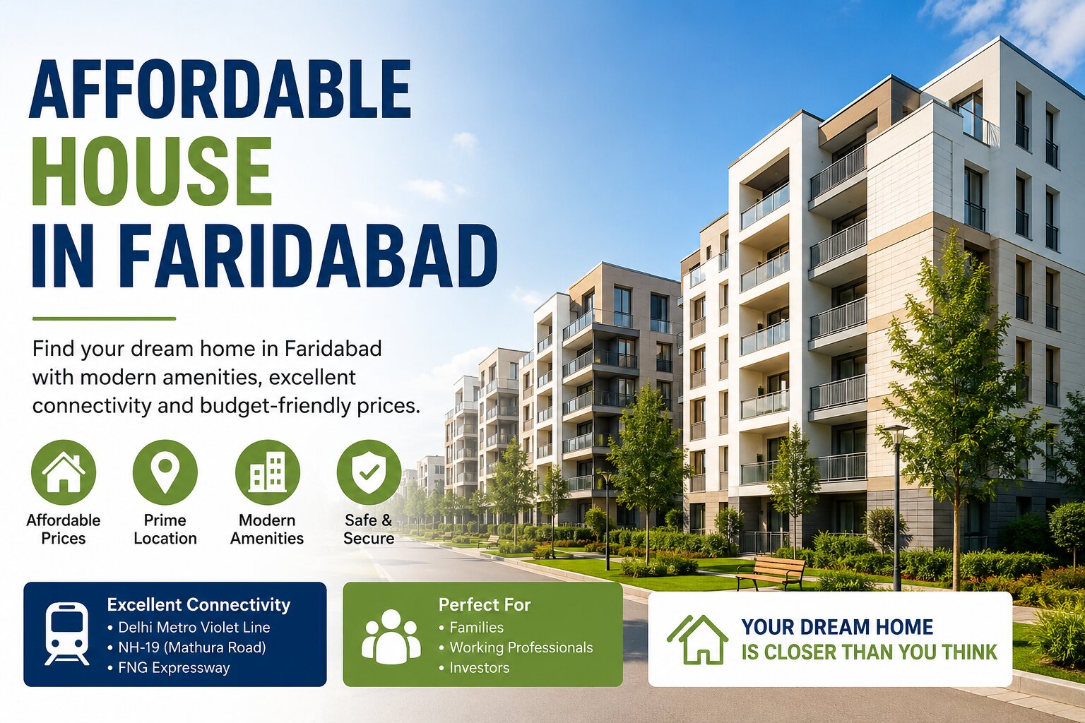 Affordable House in Faridabad: A Complete Guide for Homebuyers in 2026