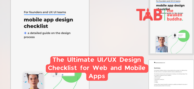 The Ultimate Ui/Ux Design Checklist For Web And Mobile Apps