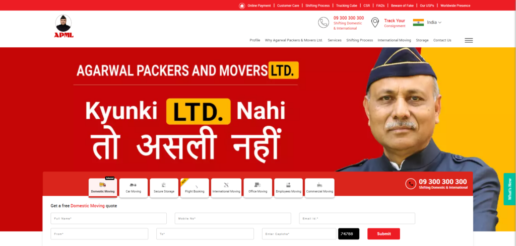 Agarwal Packers Movers Limited