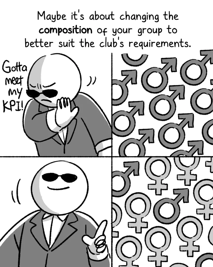 Getting A Job Is Like Entering A Club