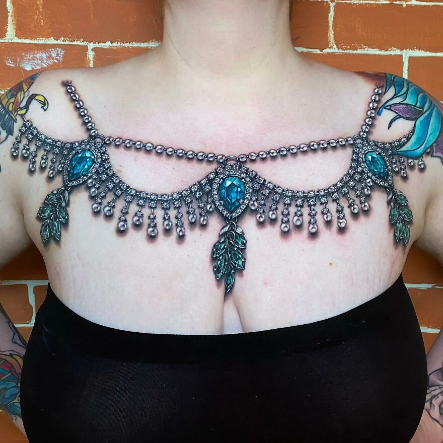 Artist'S 20 Incredible Jewelry Tattoos With Intricate Details