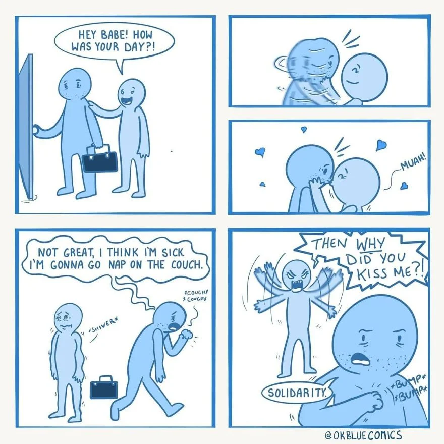 Artist’s 24 Comics Show Couples Don’t Have To Be Cool To Be Real