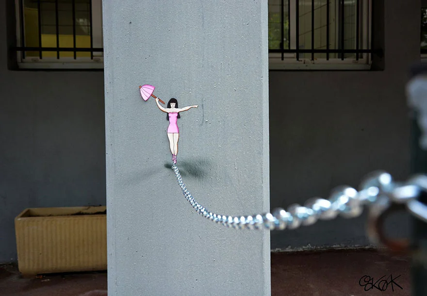 23 Of The Most Clever And Hilarious Street Art Pieces