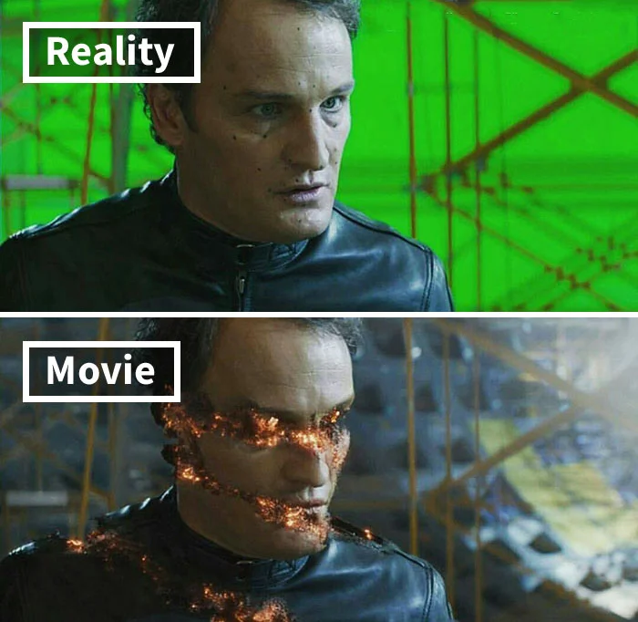 30 Popular Movies' Scenes With And Without Special Effects