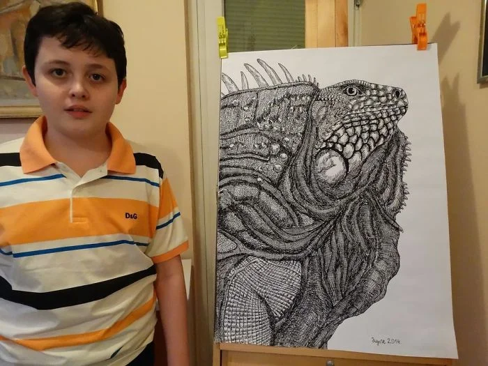 Dusan's drawings when he was 9